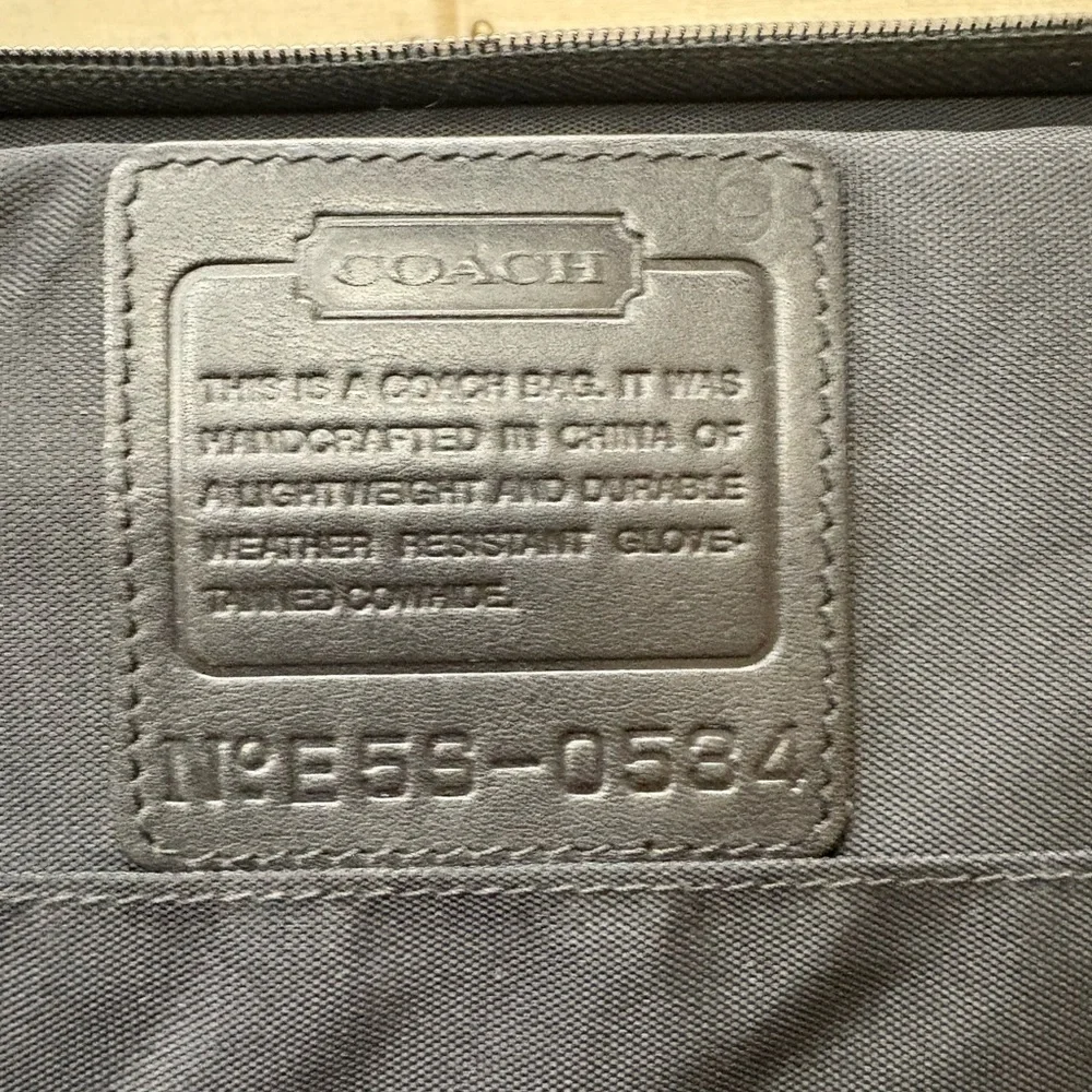 Vintage Coach Business Briefcase with travel bag